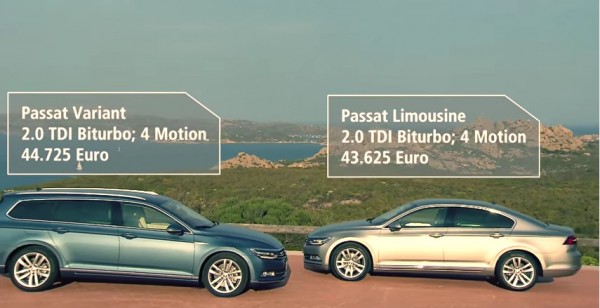 A 2016 Volkswagen Passat is shown for a test drive.
