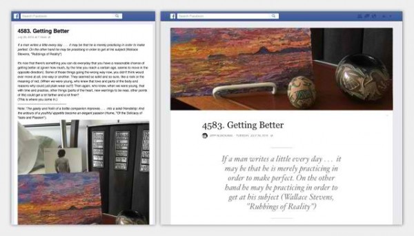 Facebook Notes is a long-ignored feature and now updated as a blogging platform with new customization options and graphics.