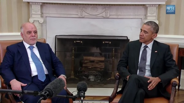 The U.S. President meets with Iraqi Prime Minister in April at the White House.