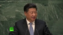 Xi Jinping is delivering a speech at the UN's 70th General Assembly in September.