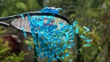 Watch The Slow Mo Guys Hit A Jello With A Tennis Racket, The End Result Is Just Spectacular
