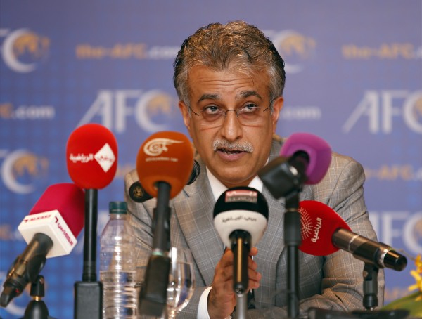 Asian Football Confederation (AFC) President Sheikh Salman Bin Ebrahim Al Khalifa