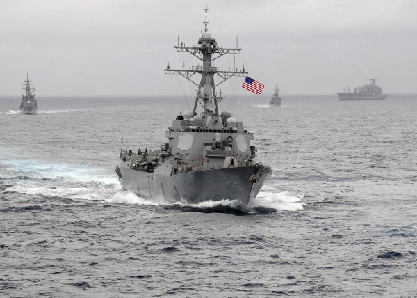US Warship Spratlys Islands