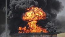 Misrata, Libya Fuel Depot Fire