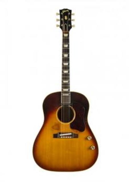 John Lennon's original 1962 J-160E Gibson Acoustic Guitar