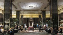 Lobby of the Waldorf Astoria