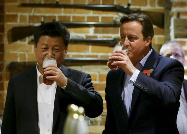 Xi Jinping, Greene King, David Cameron, China