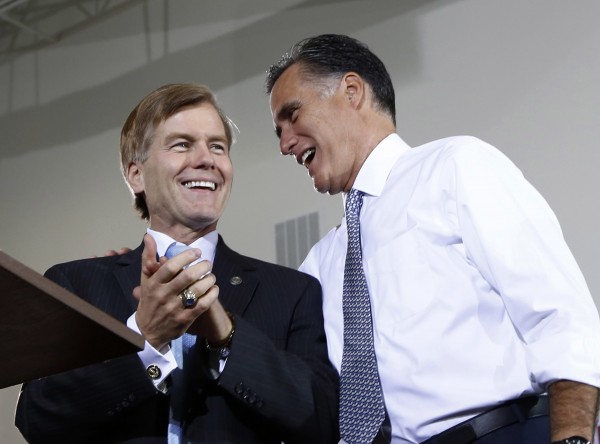 Bob McDonnell and Mitt Romney 2012