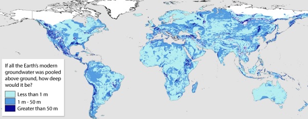 This new map reveals the Earth's hidden groundwater.