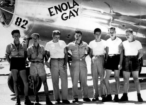 The crew of the Enola Gay