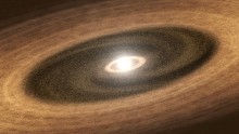 The birth of three new planets is captured for the first time inside the protoplanetary disk of LkCa 15.