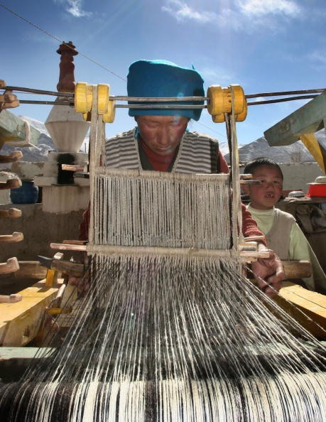 Vanishing Traditional Weaving Revived In Tibet