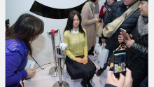 The World’s Sexiest Robot ‘Geminoid F’ Turns Heads at the World Robot Exhibition in Beijing, China