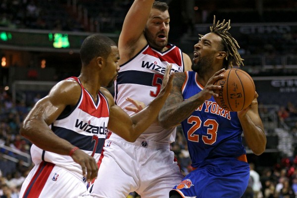 New York Knicks power forward Derrick Williams (#23)
