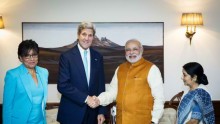 United States Secretary of State John Kerry and new Indian Prime Minister Narendra Modi