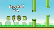 'Flappy Birds Family' homescreen