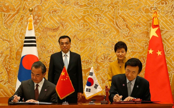 China-South Korea Free Trade Agreement