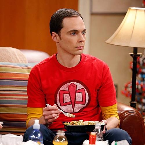 Sheldon (Jim Parsons) from "The Big Bang Theory" season 9