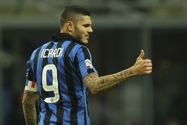 Inter Milan team captain and striker Mauro Icardi