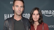 Former couple Johnny McDaid and Courteney Cox