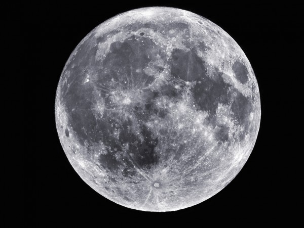 A full moon captured July 18, 2008.