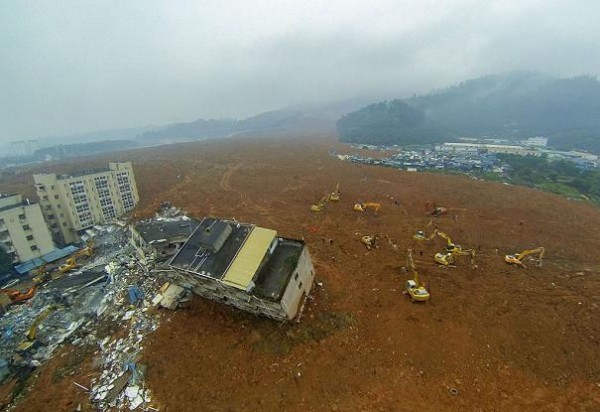 Landslide Causes Collapse In Shenzhen