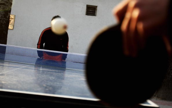 The Chinese table tennis team is now prepping up for next year's Olympics at Rio de Jainero