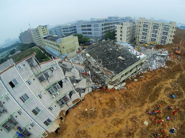 Landslide in Shenzhen China