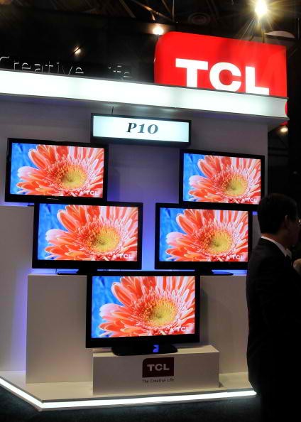  A general view of the TCL booth at the 2010 International Consumer Electronics Show at the Las Vegas Convention Center.