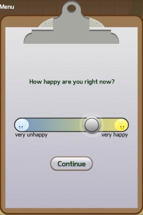 Happiness meter
