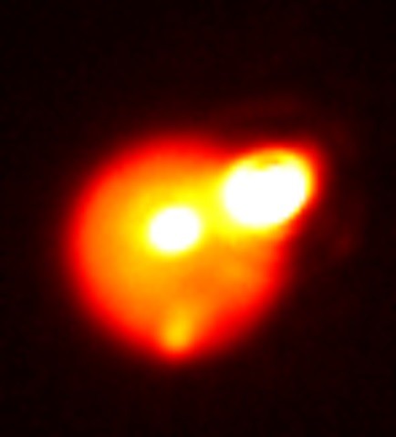 The recent massive volcanic eruptions on Io.