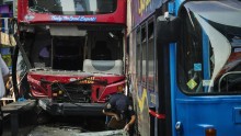 Buses Collide on Times Square