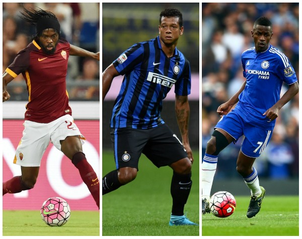 (From L to R) Gervinho, Fredy Guarin, and Ramires
