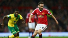 Manchester United winger Juan Mata