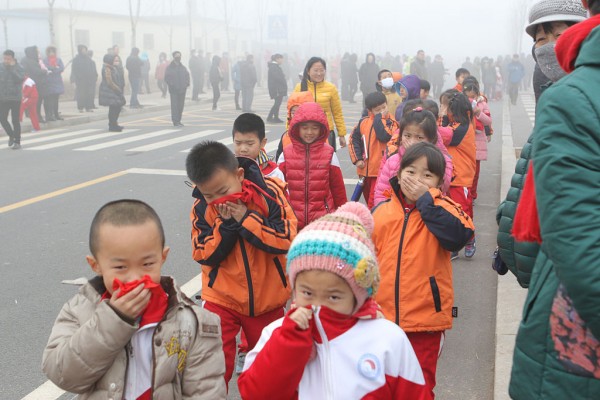 Air Pollution Hits Parts Of China