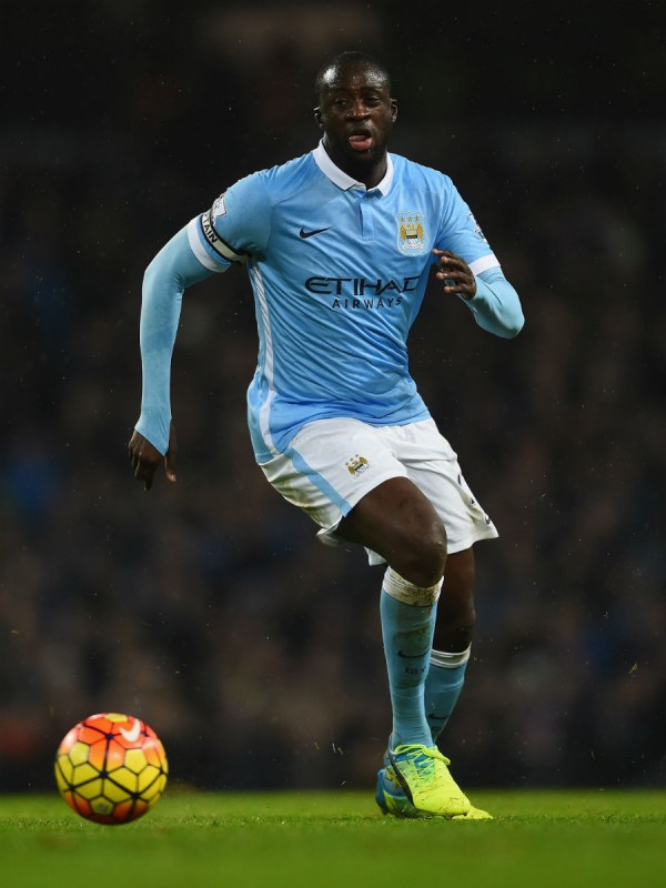 Manchester City midfielder Yaya Touré