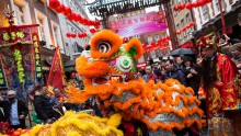 The Residents Of London's Chinatown Celebrate The New Year Of The Monkey