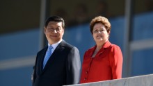 File Photo of China's President Xi Jinping (L) and Brazilian President Dilma Rousseff. Over The Years China Has Been Trying To Bolster Its Relationship With Many Latin American Countries.      