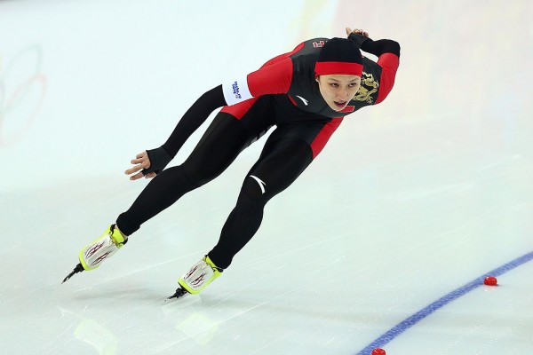 Chinese speed skater Zhang Hong