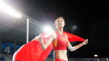 Chinese pole vaulter Li Ling