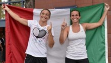 Top seed Italians Sara Errani and Roberta Vinci faces Chan sisters of Chinese Taipei