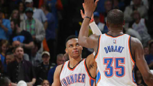 Kevin Durant and Russell Westbrook