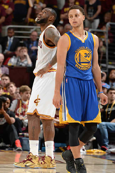 curry and james