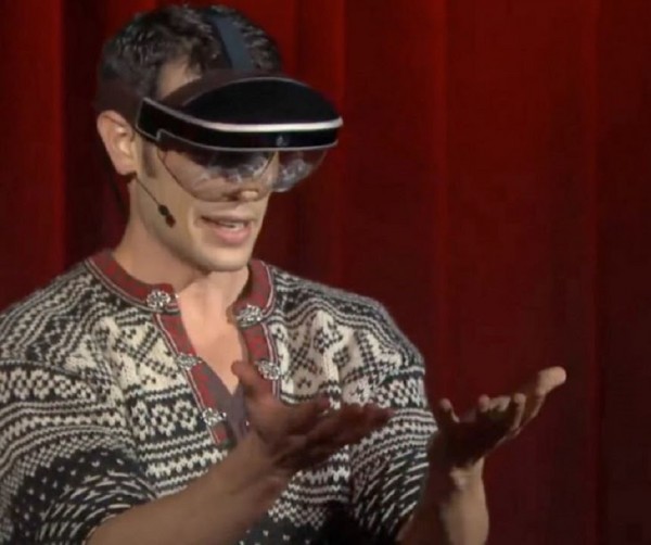 Meta 2 Augmented Reality Headset Demo at TED 2016