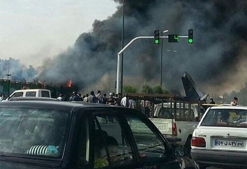 50 People Dead, 12 Injured In Iran Plane Crash