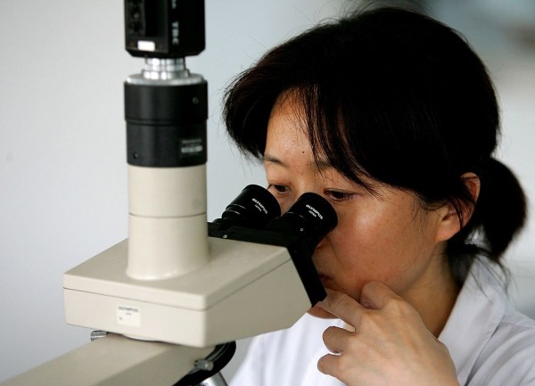Chinese Scientists Work At National Lab Of Medical Genetics Of China