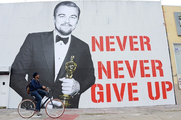 Leonardo DiCaprio Oscar Street Art Mural