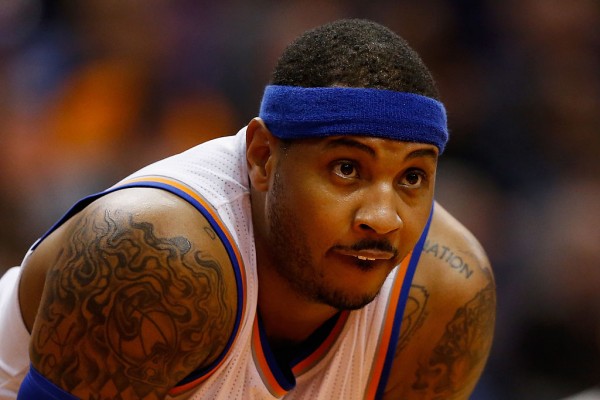 New York Knicks forward Carmelo Anthony