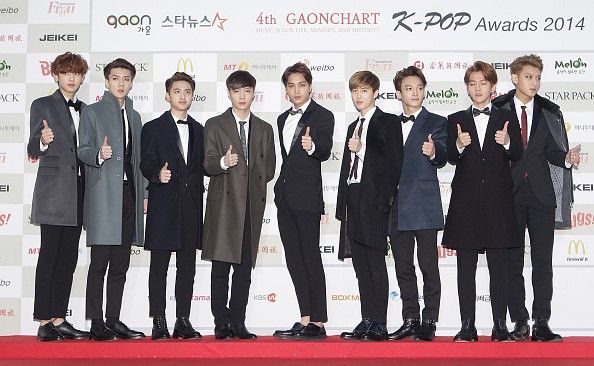 EXO at the 4th Gaon Chart Awards