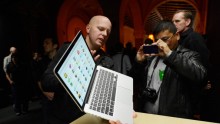  The new 13-inch MacBook Pro is dispalyed after it was unveiled during an Apple special event at the historic California Theater on Oct. 23, 2012 in San Jose, California. 2016 rumors claim that it will already be touchscreen and detachable. (Photo: Kevork